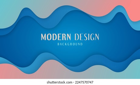 Minimal Abstract Colorful Gradient Waves  Background