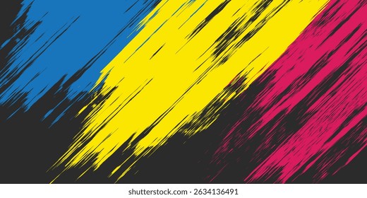 Minimal Abstract colorful Grunge Scratch Background Template. vector ilustration