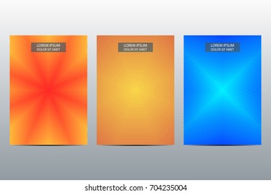 Minimal abstract covers design. Poster background. Vector illustration