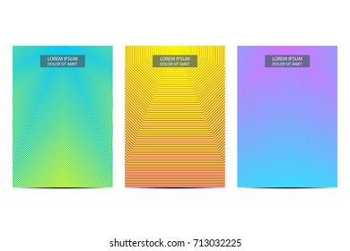 Minimal abstract covers design. Poster background. Vector illustration