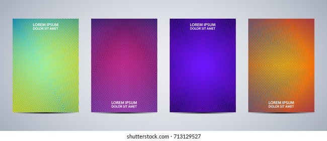 Minimal abstract covers design. Poster background. Vector illustration
