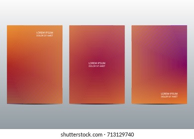 Minimal abstract covers design. Poster background. Vector illustration