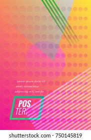 Minimal abstract creative poster. Can be used for cover, banner