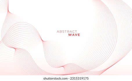 minimal and abstract curvy line motion backdrop design vector