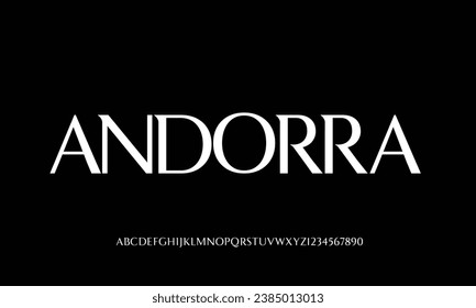 Minimal abstract digital alphabet font. Minimal technology typography, Creative urban sport fashion futuristic font and with numbers. vector illustration 