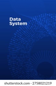 Minimal abstract digital background with structured data arcs and smooth particle flow in deep blue tones. Represents organized data systems, cloud infrastructure and modern information architecture. Ideal for enterprise technology, AI platforms, analytics dashboards and professional business presentations