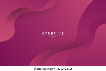 minimal abstract dynamic dark purple gradient color fluid, liquid wavy shape geometric composition background. eps10 vector