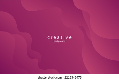 minimal abstract dynamic dark purple gradient color fluid, liquid wavy shape geometric composition background. eps10 vector