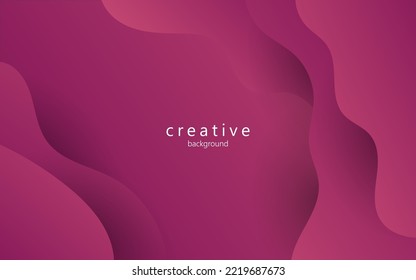 minimal abstract dynamic dark purple gradient color fluid, liquid wavy shape geometric composition background. eps10 vector