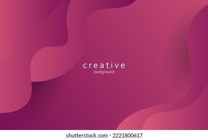 minimal abstract dynamic dark purple gradient color fluid, liquid wavy shape geometric composition background. eps10 vector