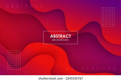 minimal abstract dynamic dark red gradient color fluid, liquid wavy shape geometric composition background. eps10 vector