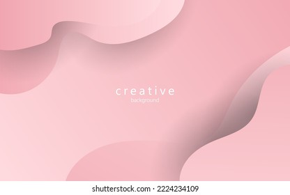 líquido de color de gradiente suave y dinámico mínimo abstracto, fondo de composición geométrica de forma ondulada líquida. vector eps10