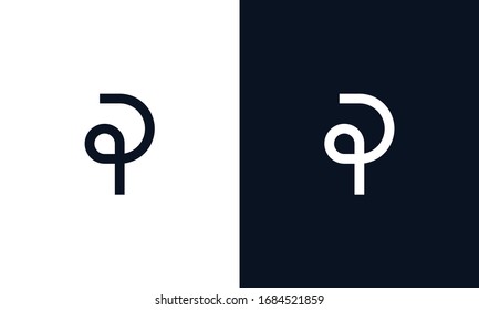 Minimal Abstract elegant line art letter DQ logo.This logo icon incorporate with letter D and Q in the creative way.