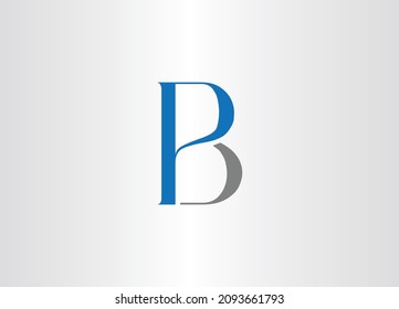 Minimal Abstract elegant line art letter PB logo.This logo icon incorporate with letter P and B in the creative way.