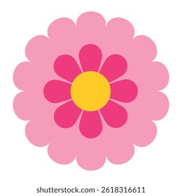 Minimal abstract floral flat artwork soft color design