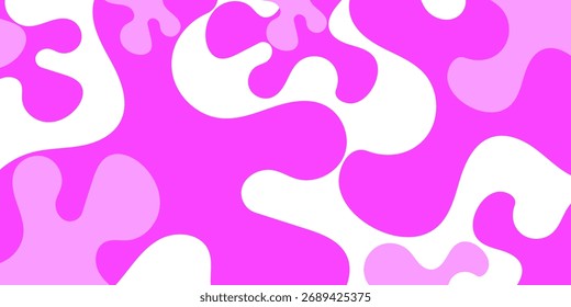 Fundo de fluido abstrato mínimo com design de combinação de cor rosa. Design de conceito de plano de fundo