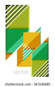 Minimal abstract geometric background