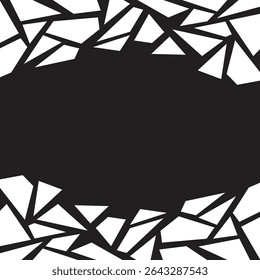 Minimal Abstract Geometric Background with Copy Space