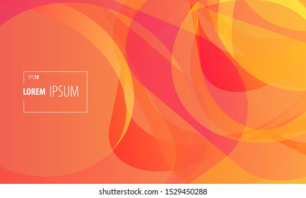 Minimal abstract geometric background. Dynamic shapes composition. 3d Fluid Shapes. Colorful futuristic Gradient. Pattern neon wave brochure. Minimal Template for banner, landing page, website, poster