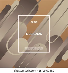 Minimal abstract geometric background. Dynamic shapes composition. Eps10