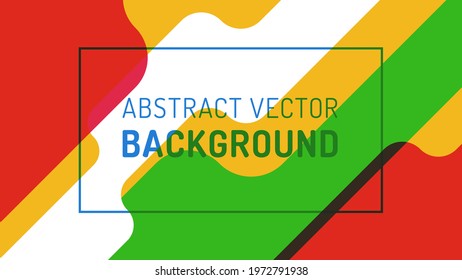 Minimal abstract geometric background with dynamic shapes. Good for presentation cover design, wallpaper, banner. Vector illustration EPS10
