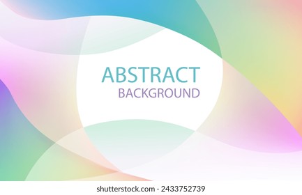 Minimal abstract geometric background. Multicolored intersecting elements with smooth gradient. Dynamic composition of figures.