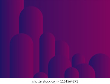 minimal abstract geometric with colorful background vector design