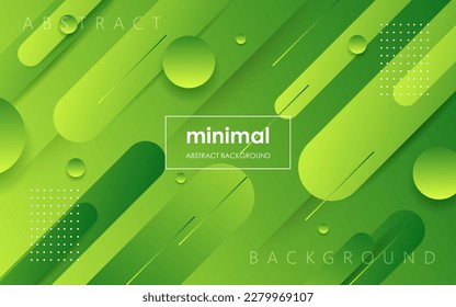 minimal abstract green gradient color shape geometric background. eps10 vector