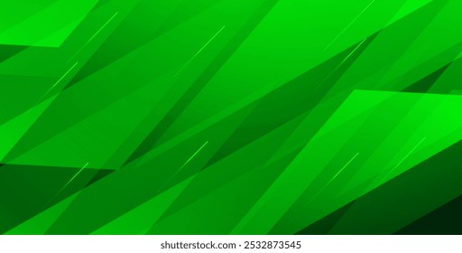 minimal abstract green gradient color with dynamic shape composition design trendy background. eps10 vector