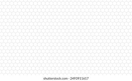 Vector de diseño de fondo blanco con forma hexagonal mínima y abstracta