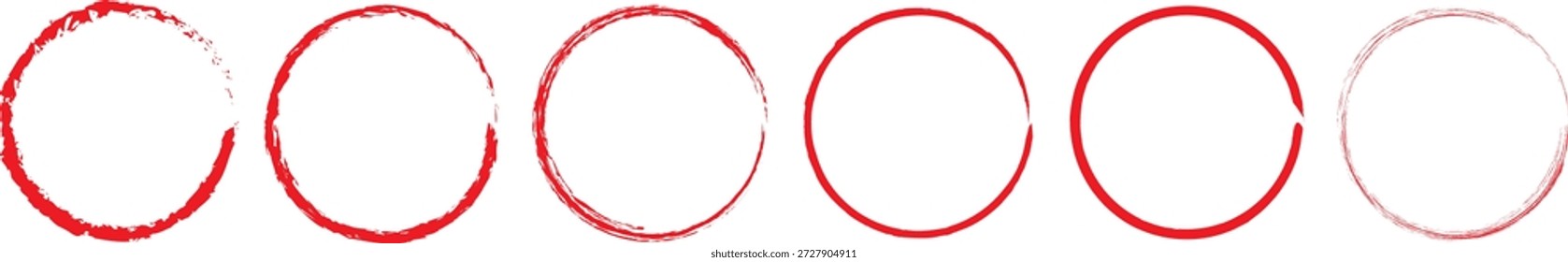 Minimal Abstract  Ink Brush Circle Collection. Collection of hand drawn black ink brush circles, inspired by , minimal abstract textures for design and meditation.