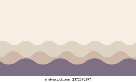 Minimal abstract landscape background vector design. Vector arts design for prints, poster, cover, wall arts and home decoration.