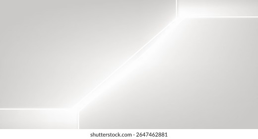 Fondo gris claro abstracto mínimo para la presentación del producto. Vector