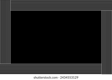 Minimal abstract line futuristic tech background. Vector digital art banner design