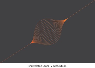 Minimal abstract line futuristic tech background. Vector digital art banner design