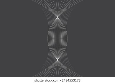 Minimal abstract line futuristic tech background. Vector digital art banner design