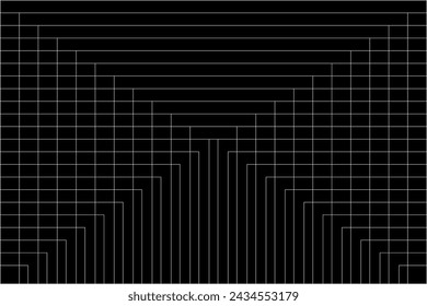 Minimal abstract line futuristic tech background. Vector digital art banner design