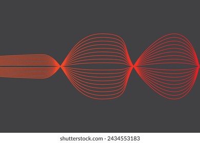 Minimal abstract line futuristic tech background. Vector digital art banner design
