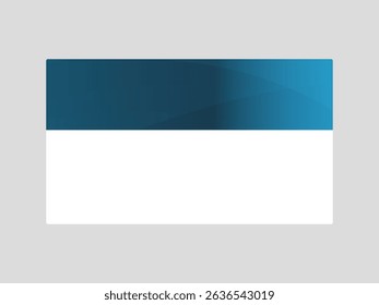 Minimal abstract LinkedIn banner mockup in blue tones