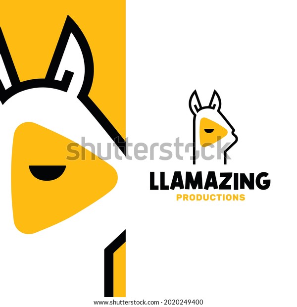 Minimal Abstract Llama\
Video Logo Template