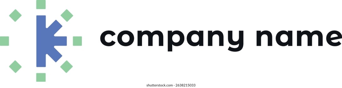 Minimal abstract logo evoking frost or ice cooling. Ideal for refrigeration, cold storage, or climate-related tech.