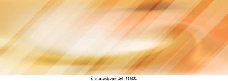 Minimal Abstract Orange Gradient Background with White Wave Lines. poster, website, cover, flayer