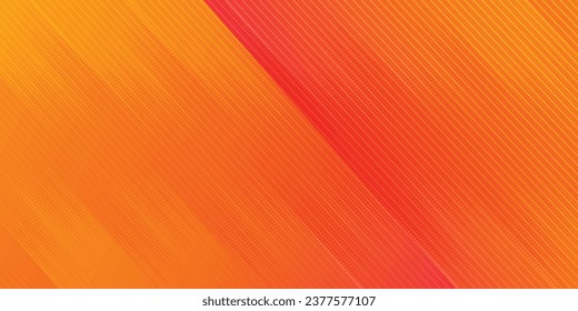 Minimal abstract orange gradient fluid background design with Halftone dots colorful. vector eps 10