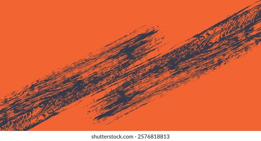 Minimal Abstract Orange Grunge Background Template