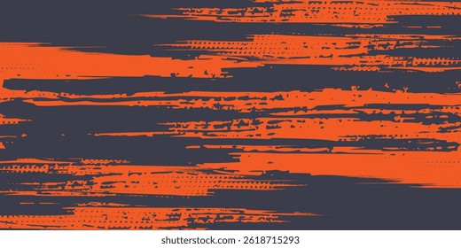 Minimal Abstract Orange Grunge Scratch Background Template 