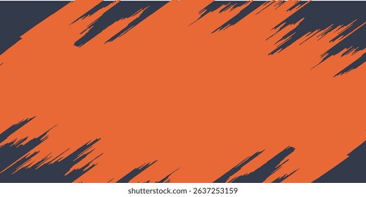 Minimal Abstract Orange Grunge Scratch Background Template eps 10