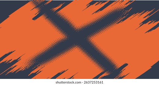 Minimal Abstract Orange Grunge Scratch Background Template eps 10