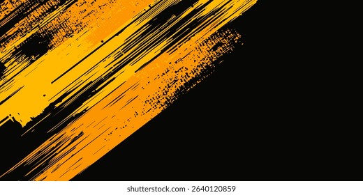 Minimal Abstract Orange Grunge Scratch Background Template. modern background eps 10