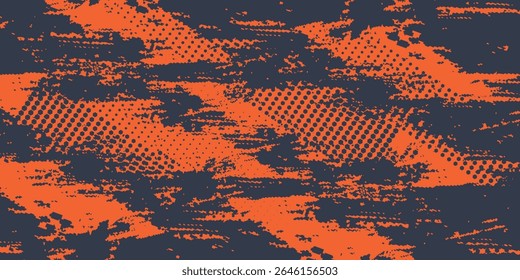 Minimale abstrakte orange Grunge Scratch Hintergrundvorlage. modern
