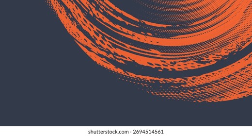 Modelo de plano de fundo do rascunho do grunge laranja abstrato mínimo